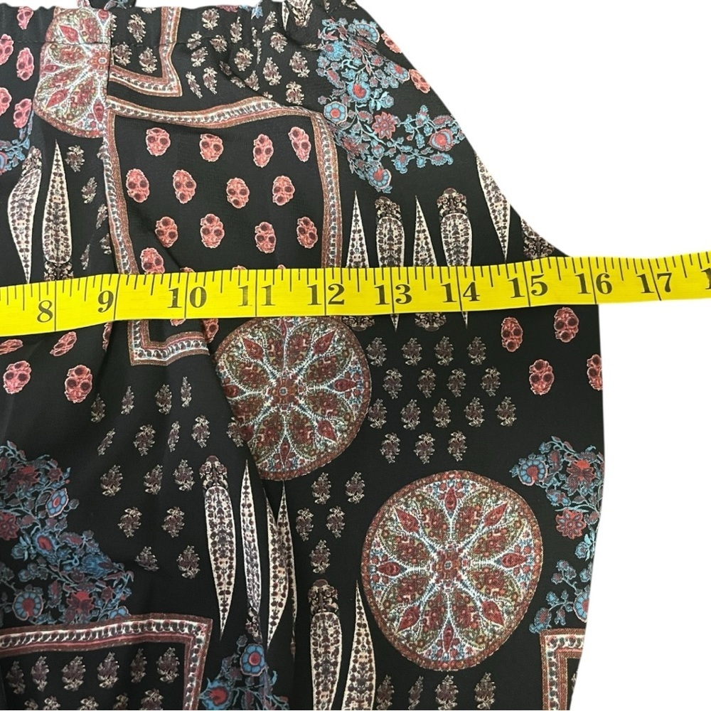 Veronica M Geometric Black and Pink Halter Jumpsuit Size XS - Picture 12 of 16